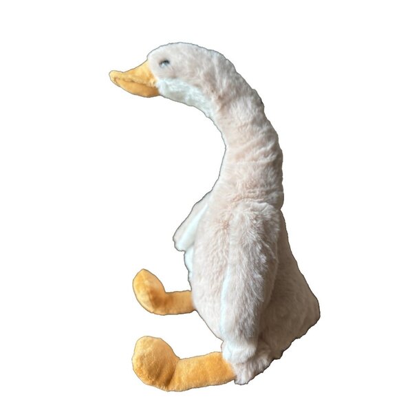 Pink Stuffed Goose Cute and Soft Stuffed Bird Animal for Kids Rooms or Playtime - Picture 3 of 4